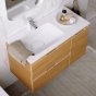 Мебель для ванной Aqwella Accent 90L дуб золотой