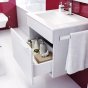 Мебель для ванной Aqwella Бриг 60 подвесная белый глянцевый