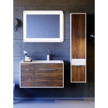 Мебель для ванной Aqwella Malaga 90R крафт темный