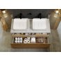 Мебель для ванной Aqwella Mobi 100 бетон светлый фасад белый