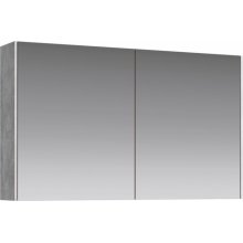 Зеркало-шкаф Aqwella Mobi 100 бетон светлый