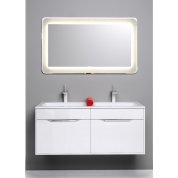Мебель для ванной Aqwella Malaga 120 белый глянец