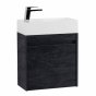Мебель для ванной Art&Max Family-M 50 с дверцей угольный камень