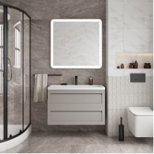 Мебель для ванной Art&Max Platino 90 Grigio Chiaro Matt