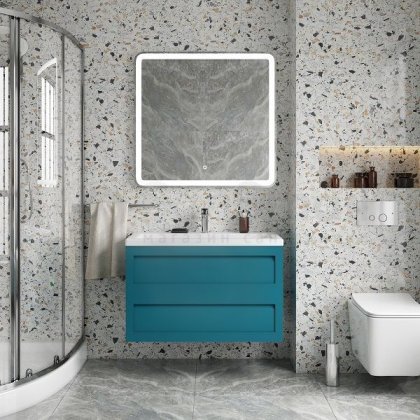 Мебель для ванной Art&Max Platino 90 Turchese Matt