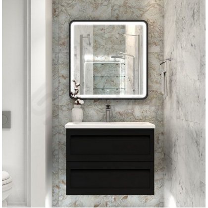 Мебель для ванной Art&Max Platino 75 Nero Matt