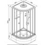 Душевая кабина AvaCan D279S с электрикой