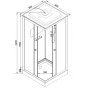 Душевая кабина AvaCan K408S с электрикой