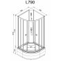 Душевая кабина AvaCan L790N