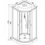 Душевая кабина AvaCan L908 с электрикой и гидромассажем