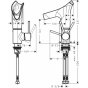 Смеситель для раковины Axor Starck V 12116000