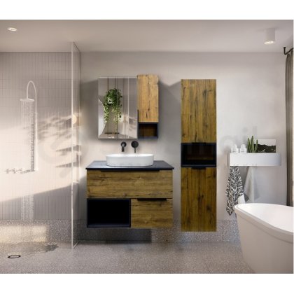 Мебель для ванной Azario Gris 90