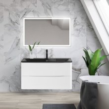 Мебель для ванной BelBagno Acqua 100-B Bianco Lucido