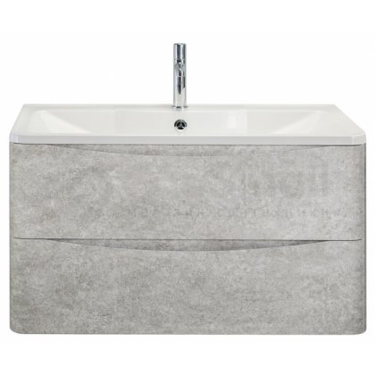 Тумба с раковиной BelBagno Acqua 80 Cemento Verona Grigio