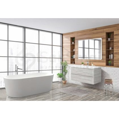 Мебель для ванной BelBagno Albano-CER 105 Rovere Vintage Bianco