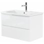 Мебель для ванной BelBagno Albano-CER 80 Bianco Lucido