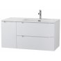 Тумба с раковиной BelBagno Etna 100-BB1000ETL-R Bianco Lucido