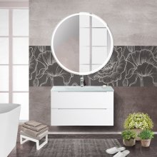 Мебель для ванной BelBagno Etna 100-BB1010/465-LV-VTR-BO Bianco Lucido