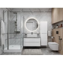 Мебель для ванной BelBagno ETNA100BL-KEPMGL-1338-SET Bianco Lucido