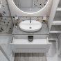 Мебель для ванной BelBagno ETNA100BL-KEPMGL-1346-SET Bianco Lucido