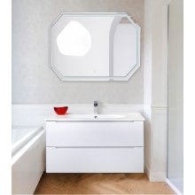 Мебель для ванной BelBagno Etna 100-LOV-1000-LVB Bianco Lucido