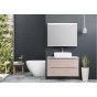 Тумба со столешницей и раковиной BelBagno Etna 100-KEP-100-CESTR-BB1304 Rovere Grigio