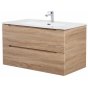 Мебель для ванной BelBagno Etna 100-BB1000ETL Rovere Bianco