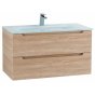 Мебель для ванной BelBagno Etna 100-BB1010/465-LV-VTR-BL Rovere Bianco