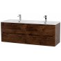 Тумба с раковиной BelBagno Etna 140-4C-BB1400-2-ETL Rovere Moro