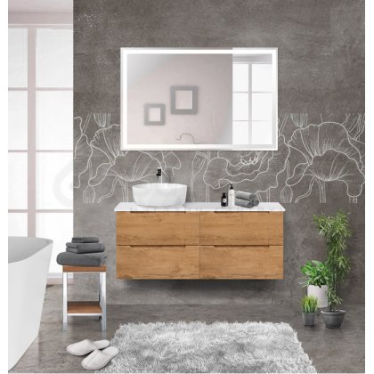 Мебель для ванной BelBagno Etna 120-S-L Rovere Nature