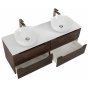 Тумба со столешницей и раковинами BelBagno Etna 120-EK-120-2-BL-BB1315 Rovere Moro