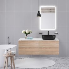 Мебель для ванной BelBagno Etna 120-S-R Rovere Bianco