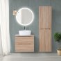 Тумба со столешницей и раковиной BelBagno Etna 70-KEP-70-CESTR-BB1409 Rovere Bianco