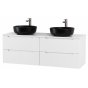 Мебель для ванной BelBagno Etna 140-2-S Bianco Lucido