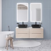 Мебель для ванной BelBagno Etna 140-2-S Rovere Gri...
