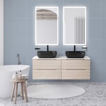 Мебель для ванной BelBagno Etna 140-2-S Rovere Grigio