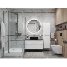 Мебель для ванной BelBagno ETNA80BL-KEPMNO-1302H301-SET Bianco Lucido