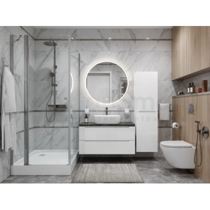 Мебель для ванной BelBagno ETNA80BL-KEPMNO-1302-SET Bianco Lucido