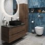 Мебель для ванной BelBagno ETNA80RW-KEPMNO-1302H301-SET Rovere Moro