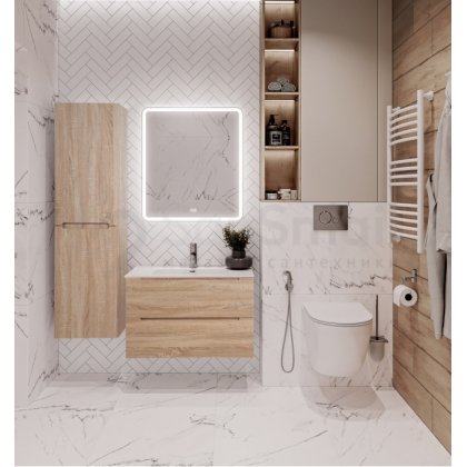 Мебель для ванной BelBagno Etna 80-BB800ETL Rovere Bianco