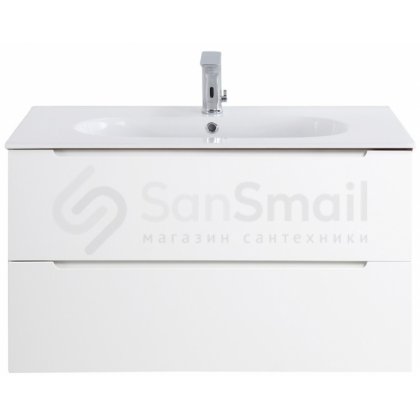 Тумба с раковиной BelBagno Etna 90-LOV-900-LVB Bianco Opaco