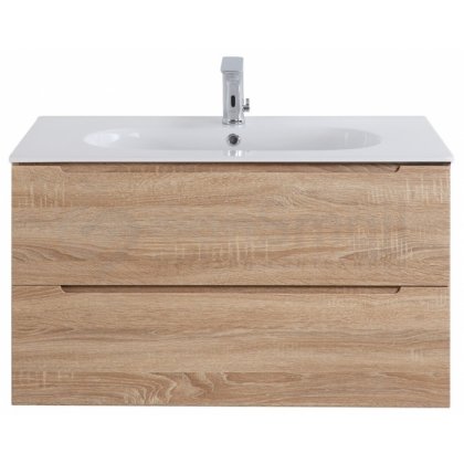 Тумба с раковиной BelBagno Etna 90-LOV-900-LVB Rovere Bianco