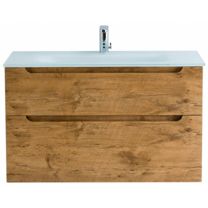 Тумба с раковиной BelBagno Etna H60-100-BB1010/465-LV-VTR-BO Rovere Nature