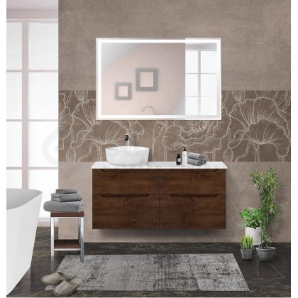 Мебель для ванной BelBagno Etna H60-120-S-L Rovere Moro