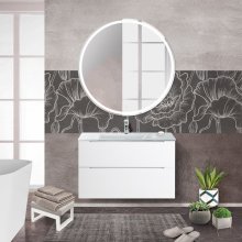 Мебель для ванной BelBagno Etna H60-80-BB810/465-LV-VTR-BL Bianco Lucido