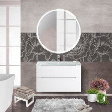 Мебель для ванной BelBagno Etna H60-80-BB810/465-LV-VTR-BO Bianco Lucido
