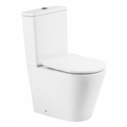 Унитаз безободковый BelBagno Flay-R с крышкой BB20...