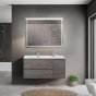 Тумба с раковиной BelBagno Kraft 100-BB1000ETL-L Cemento Grigio