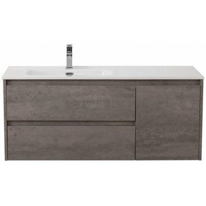 Тумба с раковиной BelBagno Kraft 100-BB1000ETL-L Cemento Grigio