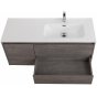 Мебель для ванной BelBagno Kraft 100-BB1000ETL-R Cemento Grigio